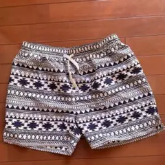 JUNOinc ネイティブ柄サーフパンツ ハーフパンツ 水陸両用 3L