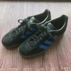 adidas Gazelle ブラック/ブルー 27センチ アディダス ガゼル