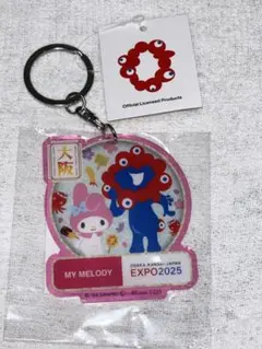 大阪万博EXPO2025マイメロ，ミャクミャクコラボアクリルキーホルダー