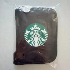 スターバックス TO GO ポケッタブルエコバッグ ブラック 黒のサムネイル