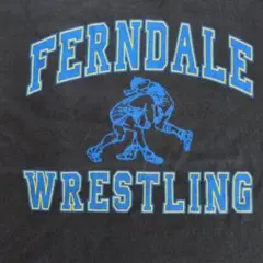 格闘技レスリングモノTシャツFERNDALE WRESTLING JERZEES