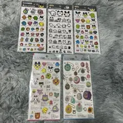 たまごっち　大人の図鑑シール　4size ステッカー　5枚セット