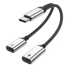 MOGOOD USB C分歧器 USB C Yスプリッタケーブル USB