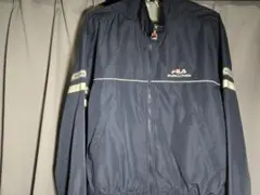 FILA ネイビー ナイロンジャケット Sサイズ