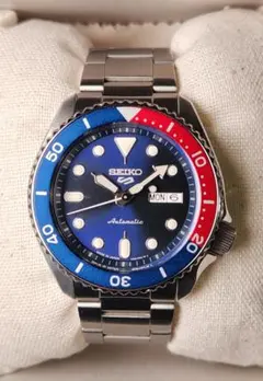 SEIKO 5SPORTS SBSA003 セイコー ５スポーツ ペプシベゼル