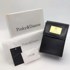 新品未使用Pinky&Dianne牛革 シガレットケース カードケース 黒 箱付のサムネイル