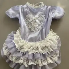 美品犬服 グラマーイズムハートレースサテン素材Msizeのサムネイル
