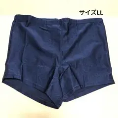 00021●男子スクール水着サイズ2L(ウエスト86～96)紺色未使用　ロゴなし