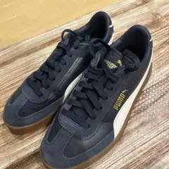 PUMA スニーカー ネイビー ガムソール
