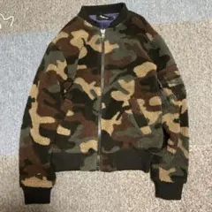 AZUL BY MOUSSY カモフラージュ フリースジャケット M