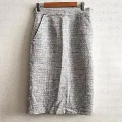 Green label relaxingツイード タイトスカート グレー系のサムネイル