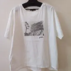 試着のみリフレクト半袖 Tシャツ ホワイトLのサムネイル