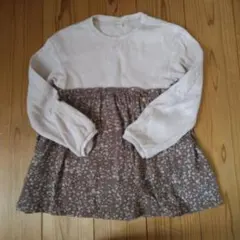 アプレレクール　ワッフルドッキングフレアTシャツ　140センチ