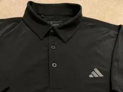 adidas ブラック ポロシャツ　メンズ　Lサイズ
