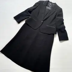 【美品】ALlama ブラックフォーマル ワンピース 17号