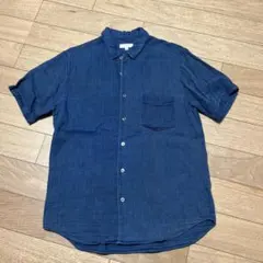 BEAUTY&YOUTH ダークブルー 半袖シャツ M