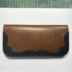 ハンドメイドレザーロングウォレット