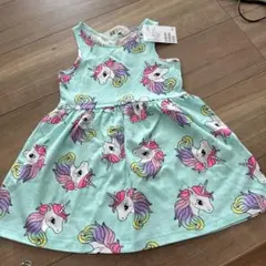 H&M ユニコーン柄 ワンピース 92cmのサムネイル