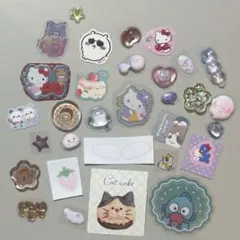 サンリオ ボンボンドロップシール おはじきシール ぷっくりシール おすそ分け ４