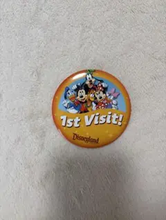 アメリカ　カルフォルニアディズニー 1st Visit! バッジ