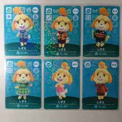 SP しずえ ６枚セット/どうぶつの森 amiiboカード