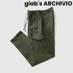 giabs TIZIANO ガーメントダイ コットン ストレッチ カーゴパンツのサムネイル