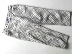 バーバリー ブルーレーベル バイアスノバチェック柄 クロップド パンツ 38