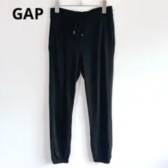 5100GAP【美品】ニットイージーパンツ　ジョガーパンツ　ウエストゴム　黒