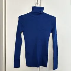 エクストラファインメリノリブタートルネックセーター（長袖）