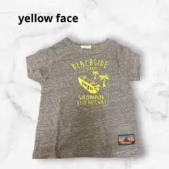 イエローフェイス湘南 R134 江ノ電モチーフ Tシャツ 【110cm】ブルーのサムネイル