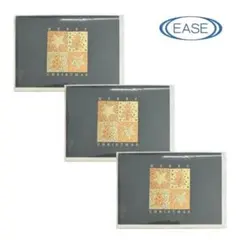 EASE 크리스마스 카드 별 트리 골드 봉투 포함 3장 세트