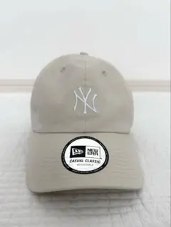 NEW ERA ニューエラ NY キャップ ベージュ