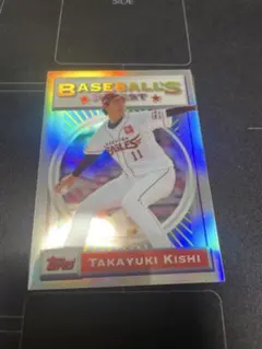 topps chrome finest 岸孝之　インサート