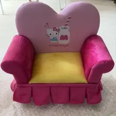 ハローキティ シンプルかわいいハートソファー型ジュエリーボックス