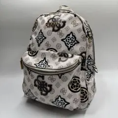 極美品✨GUESS リュック PVC バックパック ゴールド金具 ロゴ金具のサムネイル