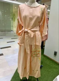 ★2点おまとめです★着物リメイク セットアップ トップスとスカート とワンピース