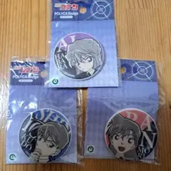名探偵コナン ポリカバッジ 3点セット