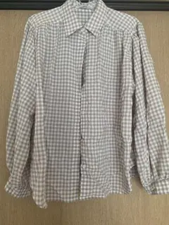 ギンガムチェック 長袖シャツ　UNIQLO