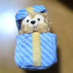 ディズニー　ウインタートゥインクリングタウン　ダッフィー　ぬいぐるみストラップ