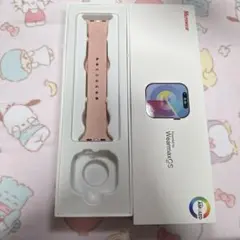 Microwear スマートウォッチ本体 ピンクバンド