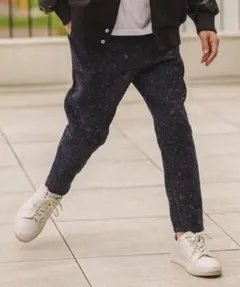 カンビオ　イージーパンツ　Leopard Jacquard Easy Pants