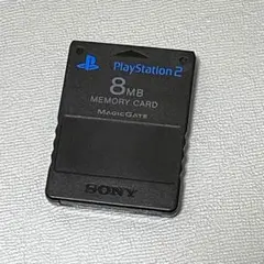 SONY プレイステーション2 PS2 純正メモリーカード 8MB ブラック