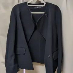 UNIQLO ＋J ノーカラージャケット ブラック S