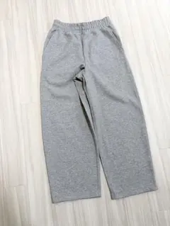 UNIQLOcスウェットワイドパンツSグレー