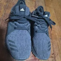 adidas 23cm グレー ブラック スニーカー