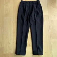 レデース ボトムス ズボン ブラック キレイめ クロップド