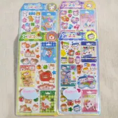 【正規品】４枚セット　平成　みにちゅあポップシール