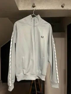 フレッドペリー フルジップジャケット ジャージ 長袖 ライトグレー Lサイズ