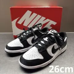 【新品未使用】NIKE／DUNK LOW RETRO／26cm ／パンダ
