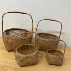 レトロ竹籠渋木と御盆 2025年最新】Yahoo!オークション -レトロ竹籠の中古品・新品・未